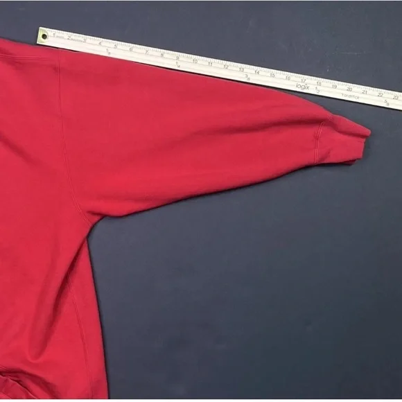 Polo Ralph Lauren Red Fleece Zip Up Jacket - Small - Long Sleeve - Picture 9 of 9